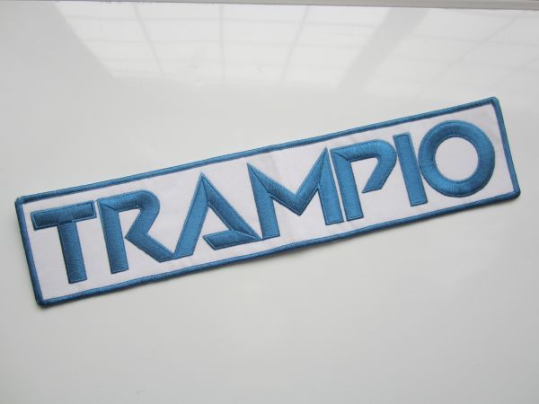 【大きめ】TRAMPIO タイヤ トーヨータイヤ ロゴ ワッペン/自動車 バイク スポンサー F1 レーシング B05_画像1