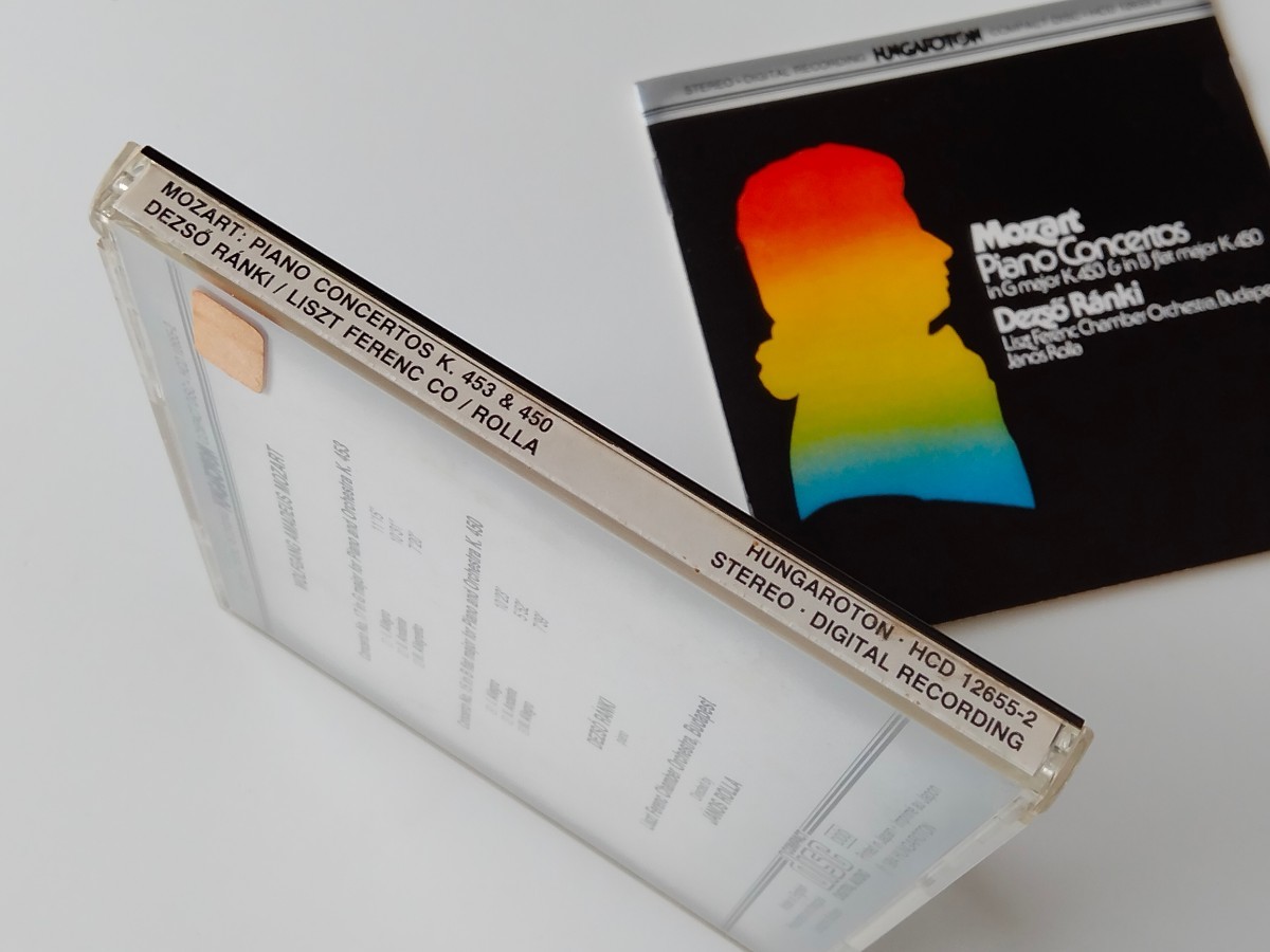 【84年DENON/日本プレスEU盤】W.A.Mozart Piano Concertos/ DEZSO RANKI Piano/ Liszt Ferenc Chamber Orchestra CD HUNGAROTON HCD12655-2_画像4