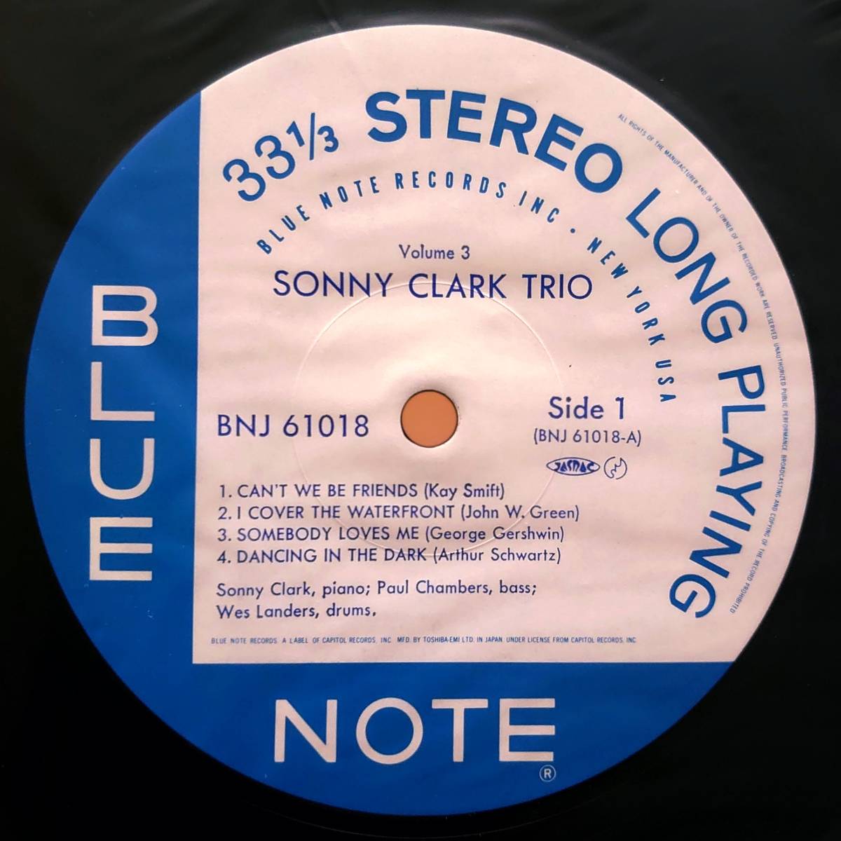 Sonny Clark(p)/Sonny Clark Trio Vol.3　ソニー・クラーク(p)/ソニー・クラーク・トリオ Vol.3【国内帯付美盤】_画像8