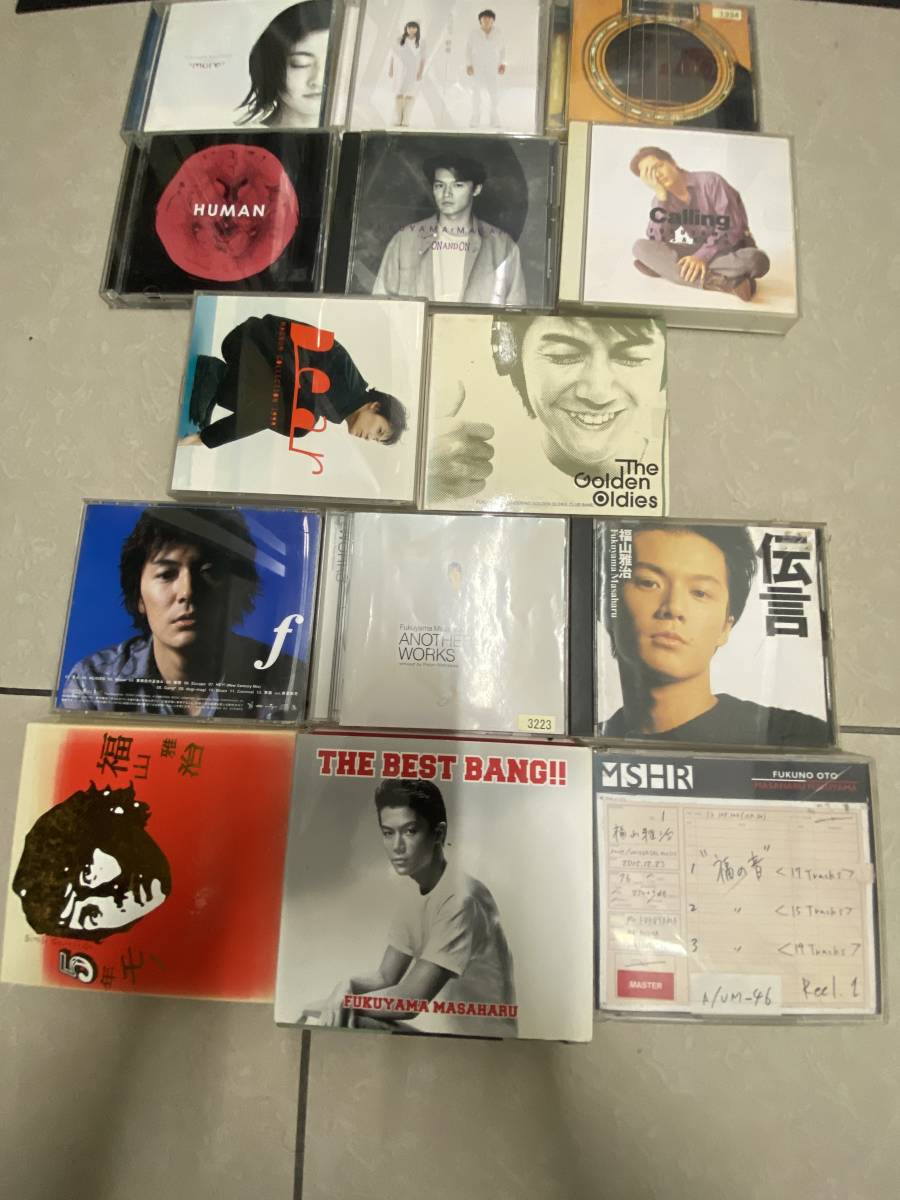 福山雅治 ベストアルバム+アルバム KOH+シングル 計14枚セット CD MASAHARU FUKUYAMA ジャンク品_画像1