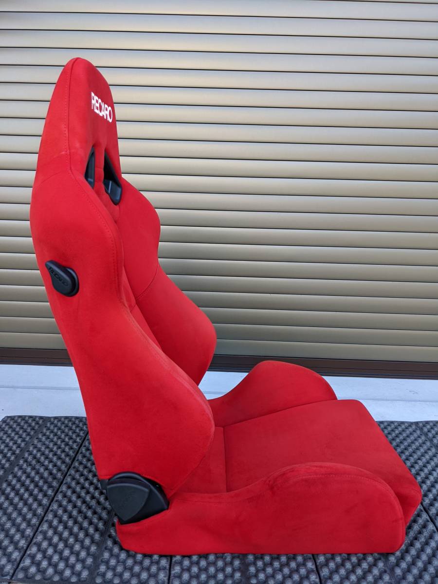1円~!】RECARO SR-7 KK100 RD カムイレッド 破れなし正規品!バック