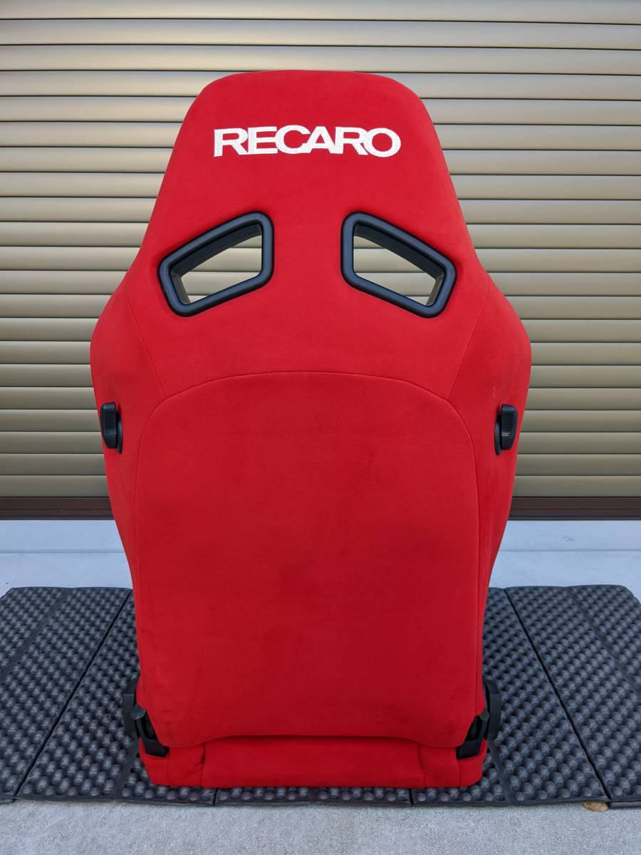 1円~!】RECARO SR-7 KK100 RD カムイレッド 破れなし正規品!バック