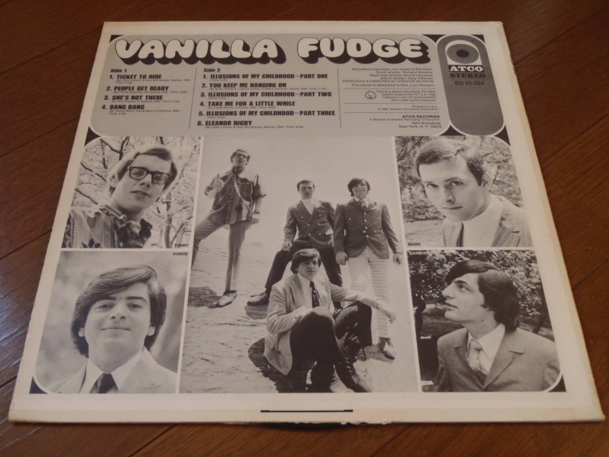 ヴァニラ・ファッジ【LP＆シングル盤セット】Vanilla Fudge 当時のATCO 盤＆日本盤シングル「キープ・ミー・ハンギング・オン」_画像3