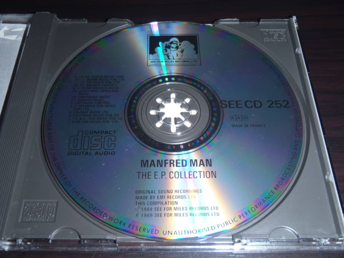 大幅値下！マンフレッド・マン！EPコレクション！Manfred Mann “EP Collection” 60年代ブリティシュ・ビート！ポール・ジョーンズ！仏盤_画像4