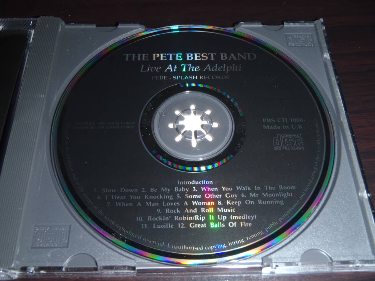 限定1000枚！ピート・ベスト直筆サイン入！The Pete Best Band “Live at Adelphi” ピート・ベスト・バンド！ライブ・アット・アデルフィ_画像6