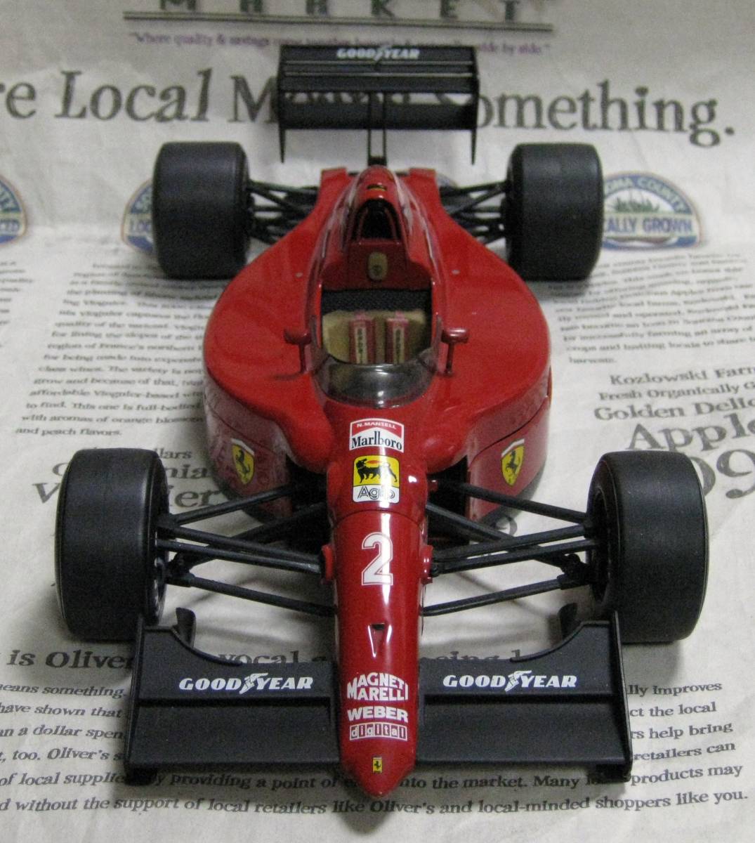 ★激レア絶版★EXOTO*1/18*Ferrari 641/2 #2 1990 Mexican GP*Nigel Mansell*フェラーリ≠BBR