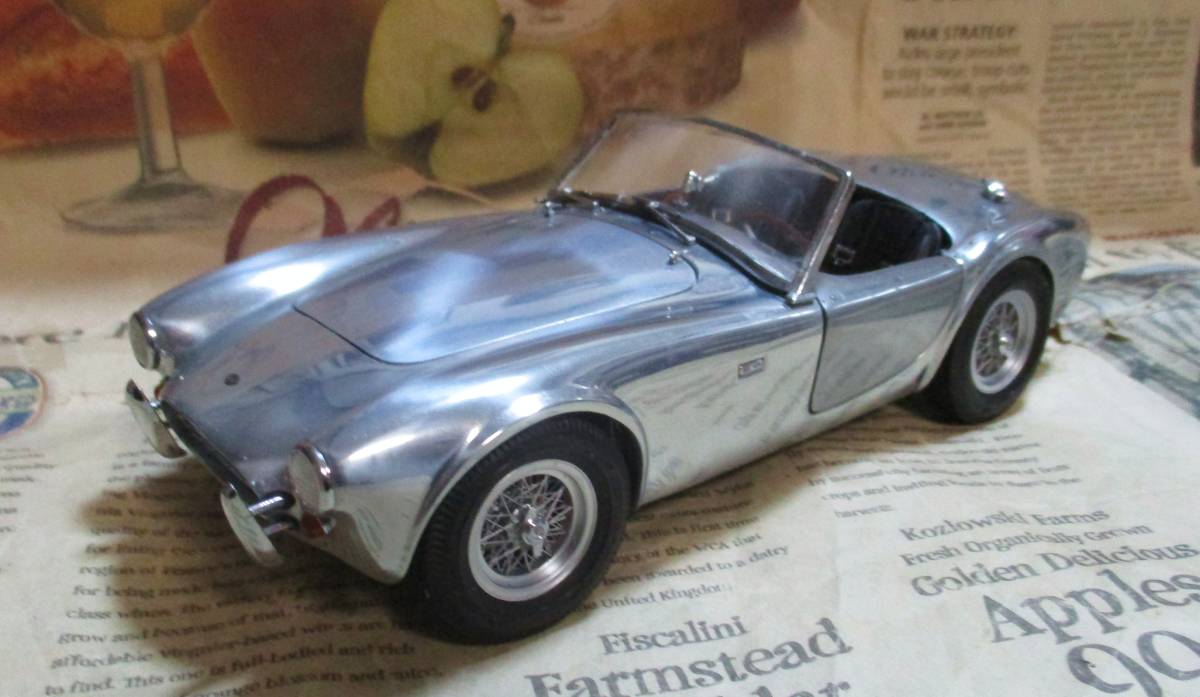 ★激レア絶版*EXOTO*1/18*1962 Shelby AC Cobra 260 - The First Logo アルミ_画像1