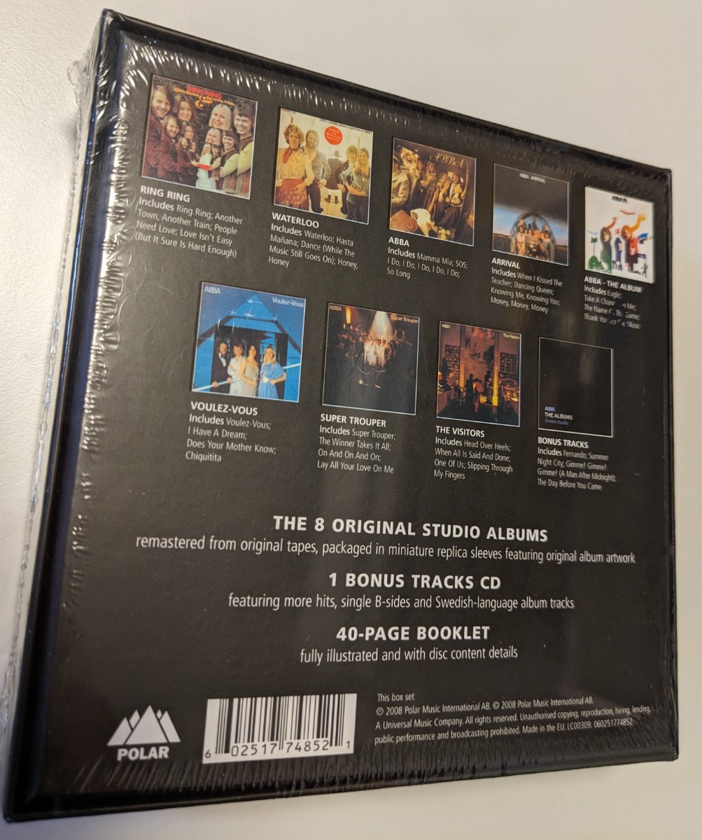 M 匿名配送 9CD BOX ABBA The Albums アバ 輸入盤 602517748521_画像2