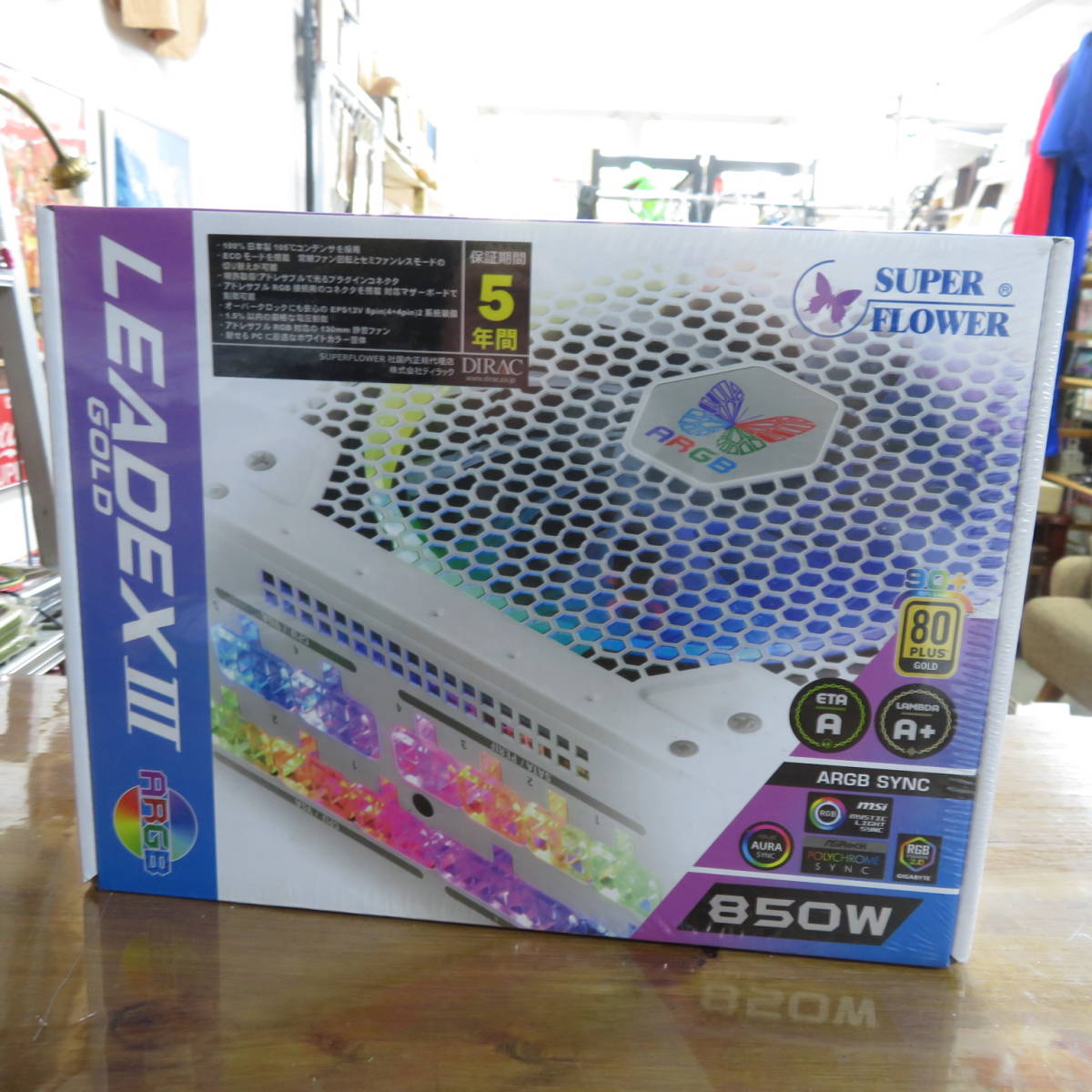 新製品情報も満載 スーパーフラワー 新品未開封 LEADEX 850W ARGB GOLD