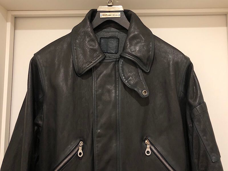 極美品☆バックラッシュ22AWゴートタンニンレザー製品染めフライト