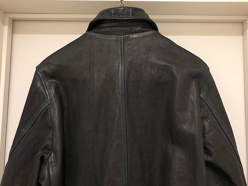 極美品☆バックラッシュ22AWゴートタンニンレザー製品染めフライト