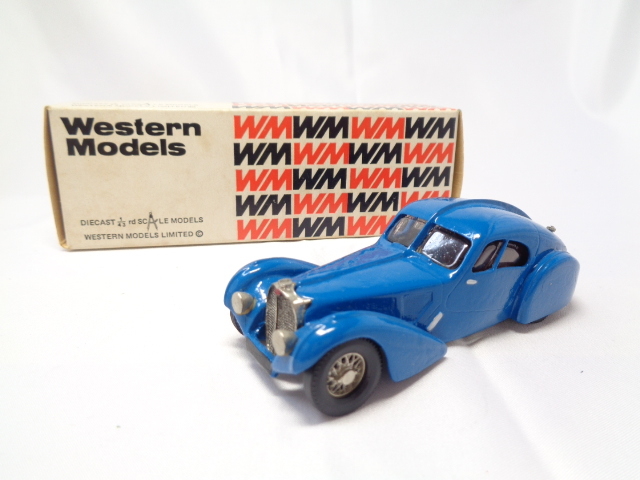 Western Models WMS 7 BUGATTI TYPE 575C ATLANTIC 1938 Western model Bugatti Manufacturers final product ( box attaching )