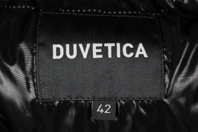 デュベティカ DUVETICA ロゴワッペン フード ロング ダウンコート
