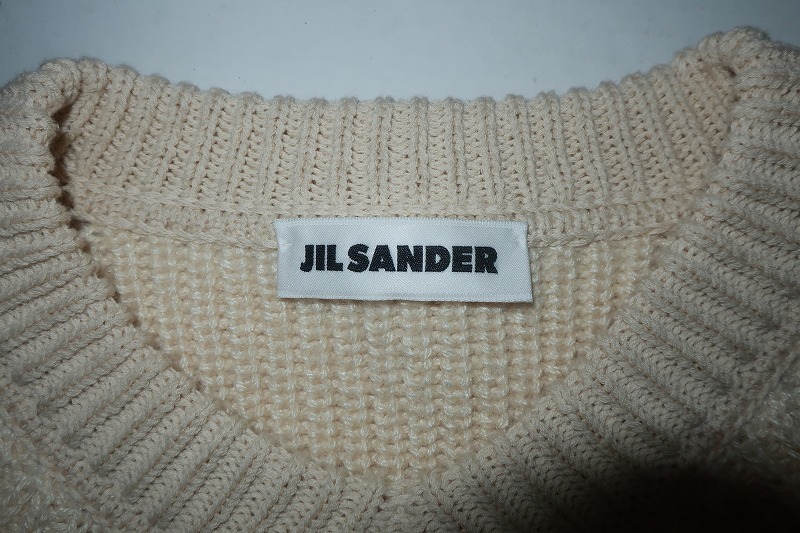 ジルサンダー JIL SANDER ウールシルク混セーター サイズ48 ルークメイヤー_画像3