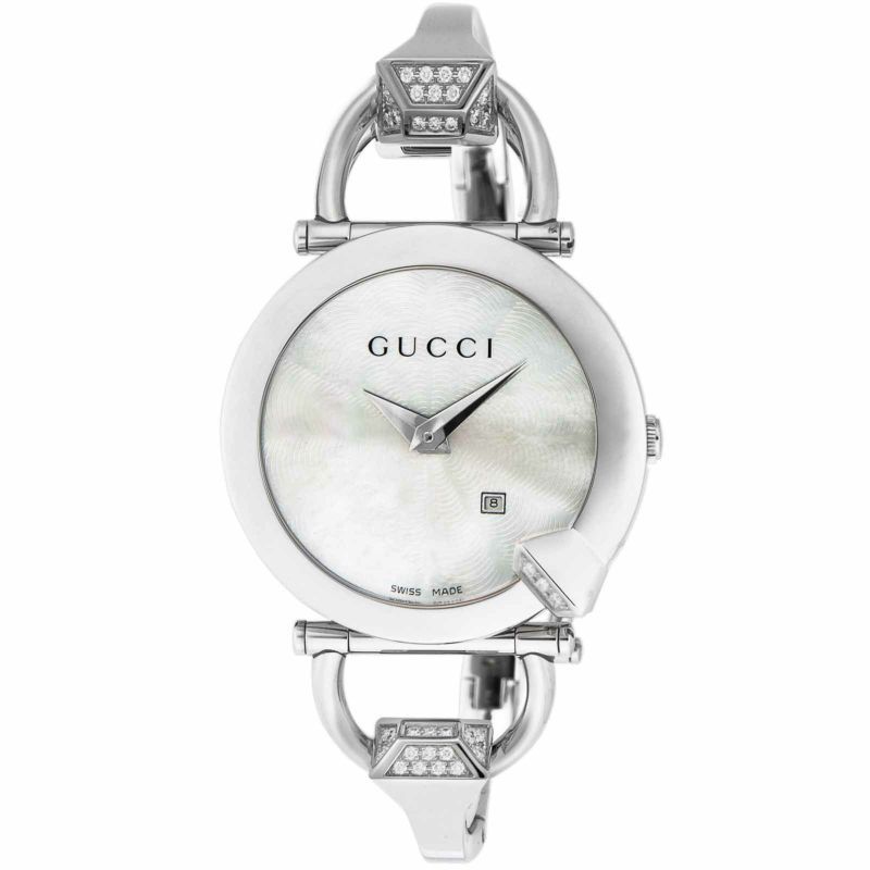 安価 ワタナベ 新品 GUCCI グッチ YA122506 レディース腕時計 / キオド