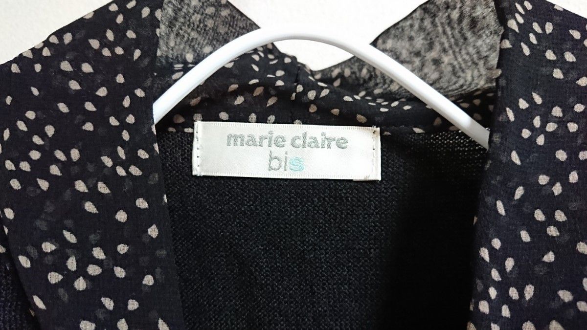 【最終価格】marie claire bis (マリクレール)   ニットセーター 黒  