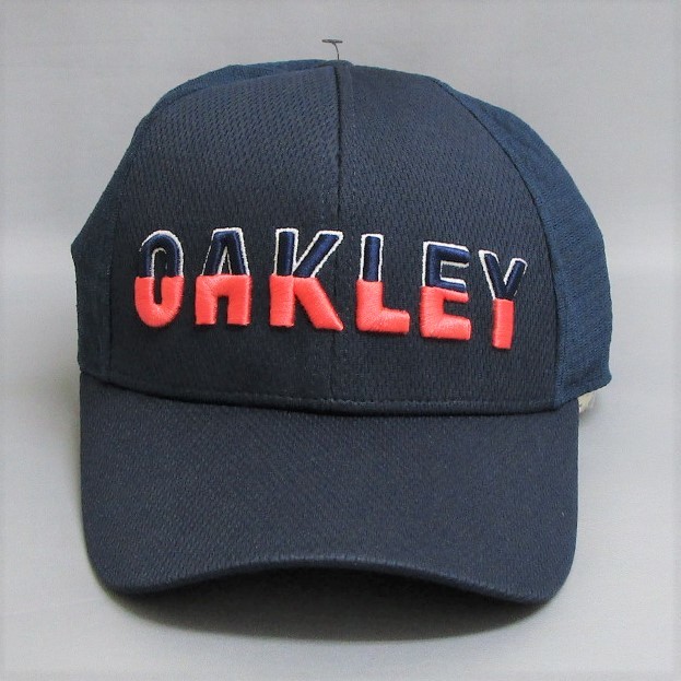 オークリー キャップ FOS901398-67Z ピーコート OAKLEY MESH CAP 23.0★送料無料 メッシュ Hydrolix ネイビー 紺 PEACOAT 立体ロゴ刺繍_画像2