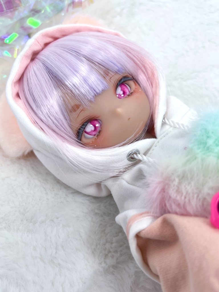 【△さんかく△】imomodoll カスタムヘッド&本体　チョコレートスキン（アイ付）_画像6