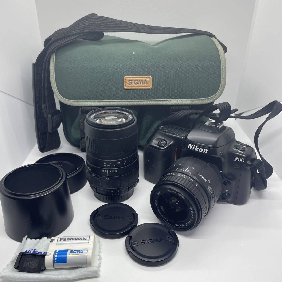 ニコン F50フィルムカメラ 望遠レンズセット - デジタルカメラ
