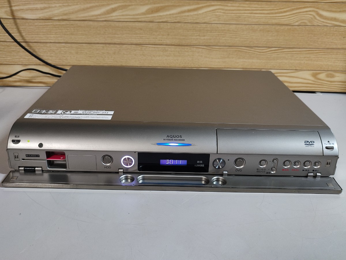 SHARP AQUOS DV-AC72 DVDレコーダー B-CASカード 地デジ/BS/CS