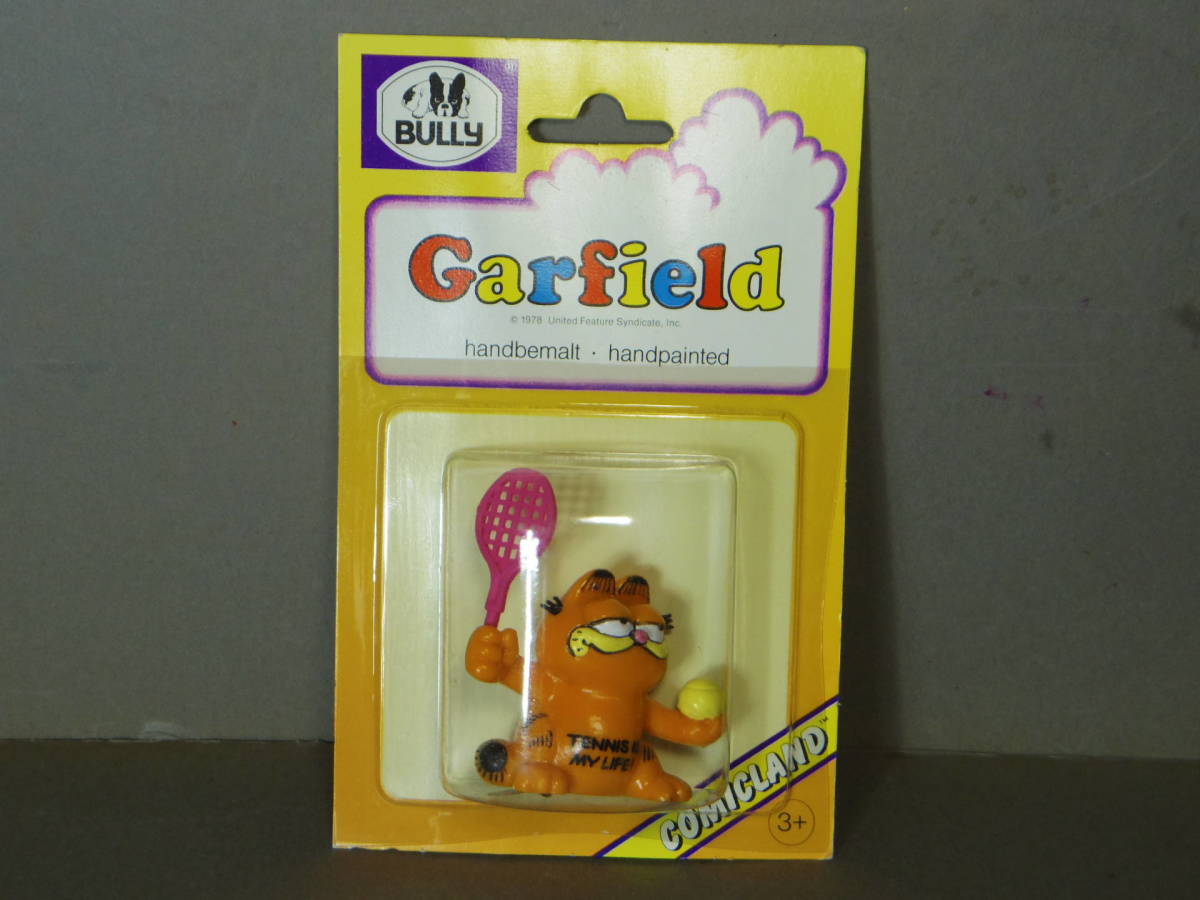 Garfield ガーフィールド PVCフィギュア テニス ブリスター入り BULLYLAND_画像1