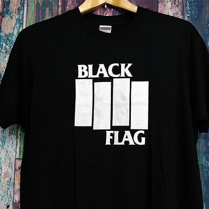 送込 BLACK FLAG　ブラックフラッグ　Anarchist　半袖Tシャツ　黒　Lサイズ _画像2