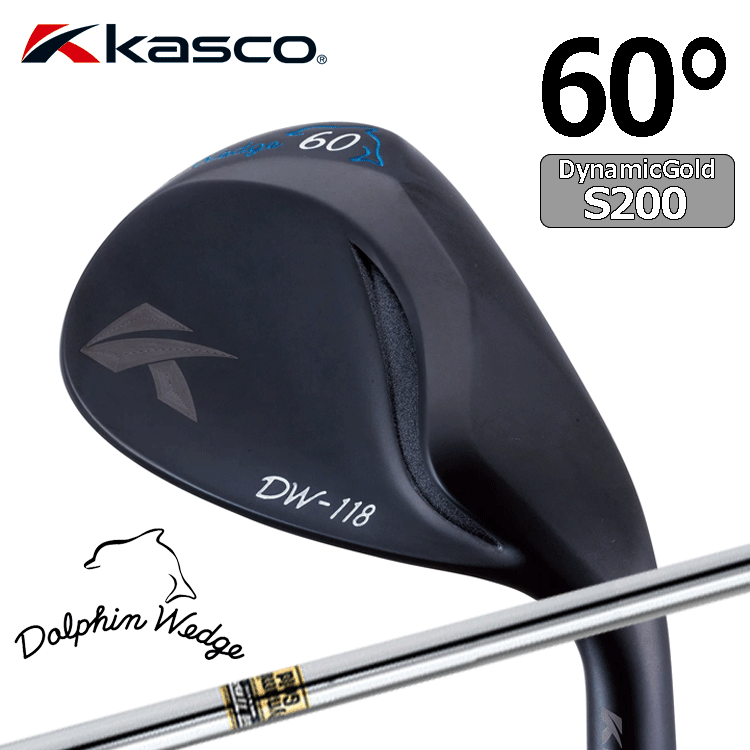 高品質の人気 Kasco Dolphin Wedge DW-118 BLK【キャスコ