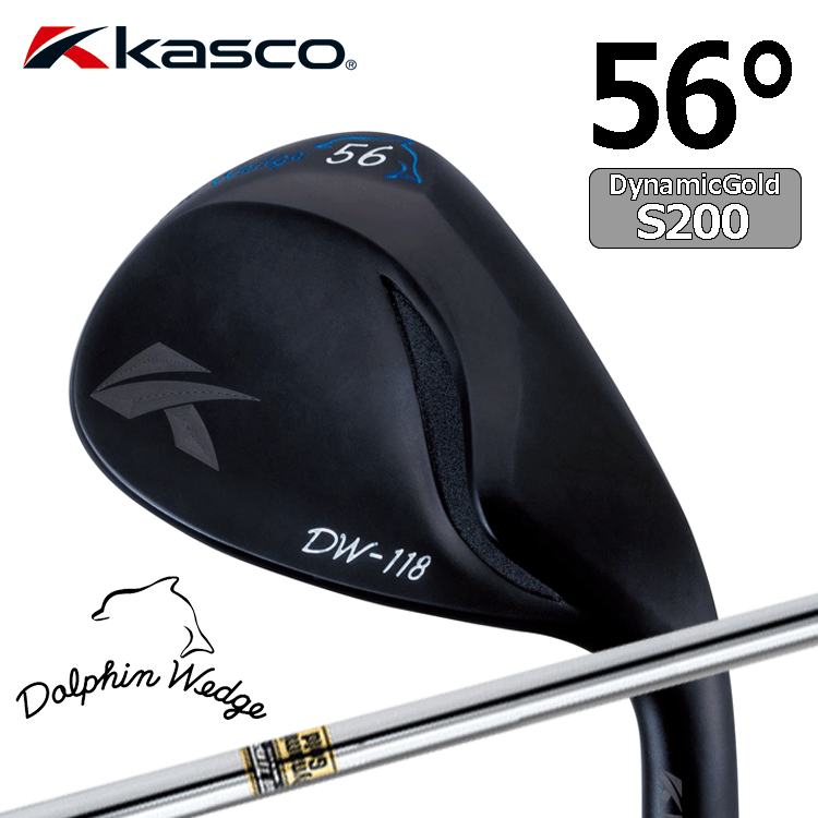 送料関税無料】 Kasco Dolphin Wedge DW-118 BLK【キャスコ