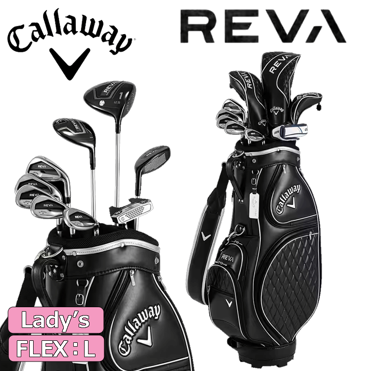 新しい 【レディース】Callaway REVA CB/HC付【キャロウェイ】【11本組