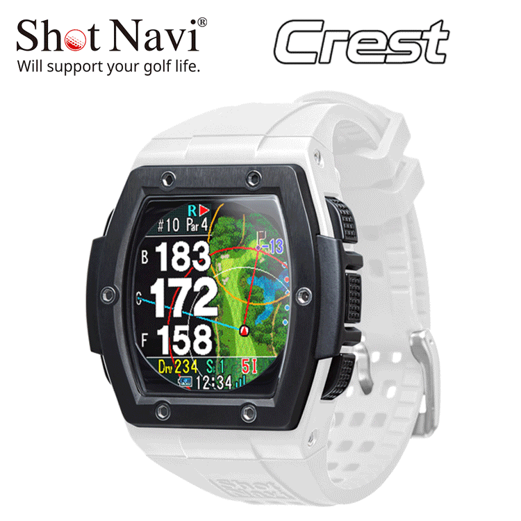 激安正規 ShotNavi Crest 【ショットナビ】【クレスト】【ゴルフ