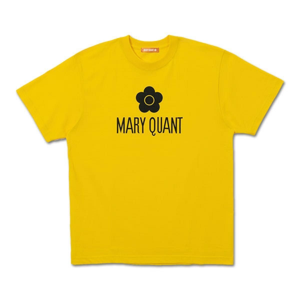マリークワント 60s ロゴ デイジー Tシャツ イエロー 黄色 Ｌサイズ 新品未使用品　