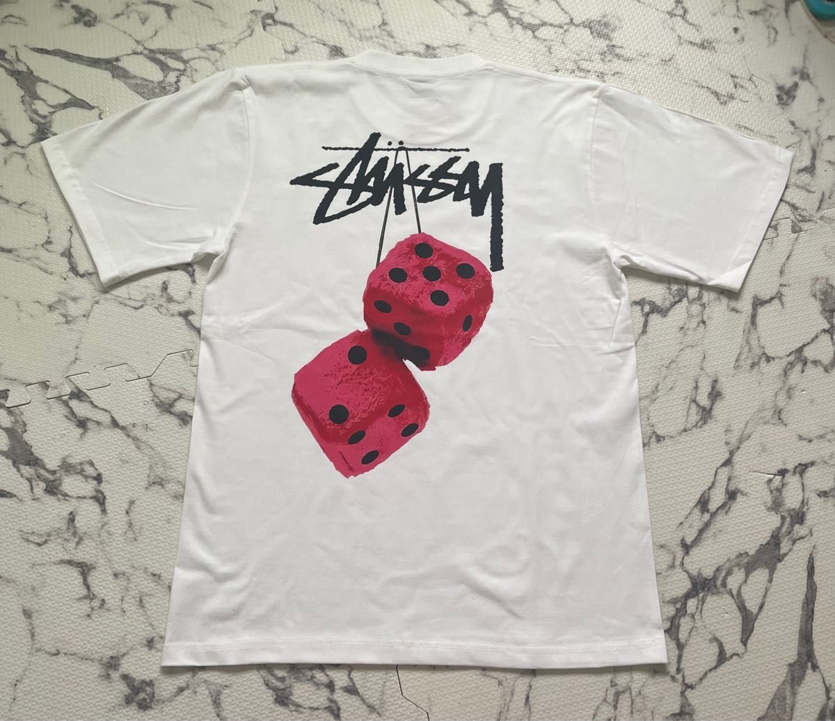 STUSSY ステューシー FUZZY DICE TEE サイコロ 新品未使用 STUSSY ステューシー FUZZY DICE TEE サイコロ 新品未使用
