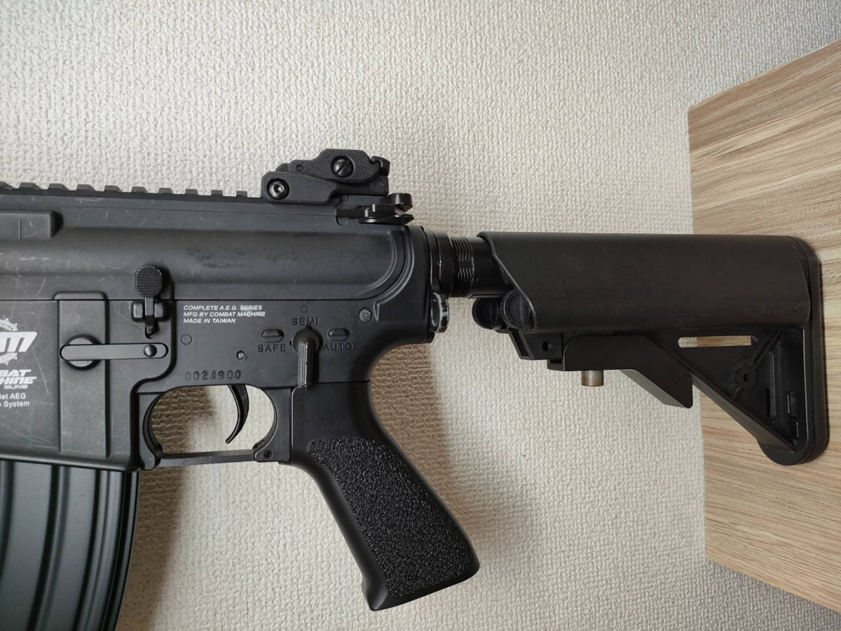 1円 初速85/内部調整済み G&G CM16 コンバットマシーン M4A1 RIS RAS AR16 M4 HK416 スタンダード電動ガン_画像4