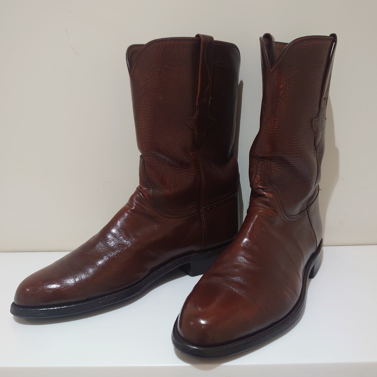 品質満点！ ☆美品☆Lucchese ルケーシー US10.5D ローパーブーツ