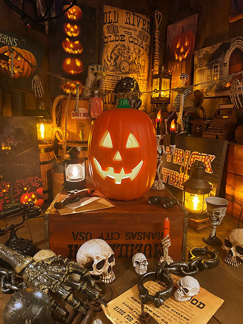  pumpkin lantern (XL size ) Halloween Jack *o* lantern # party decoration America miscellaneous goods 