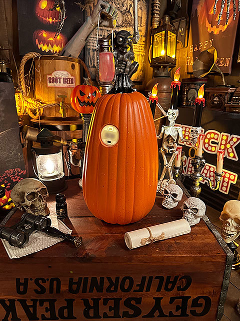  pumpkin lantern long 34cm(S size ) Halloween Jack *o* lantern pumpkin monster 