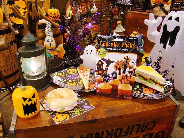 [ immediate payment ][ stock equipped ] Halloween scene cupcake pick 30 piece entering # party decoration America miscellaneous goods store equipment ornament Halloween decoration 