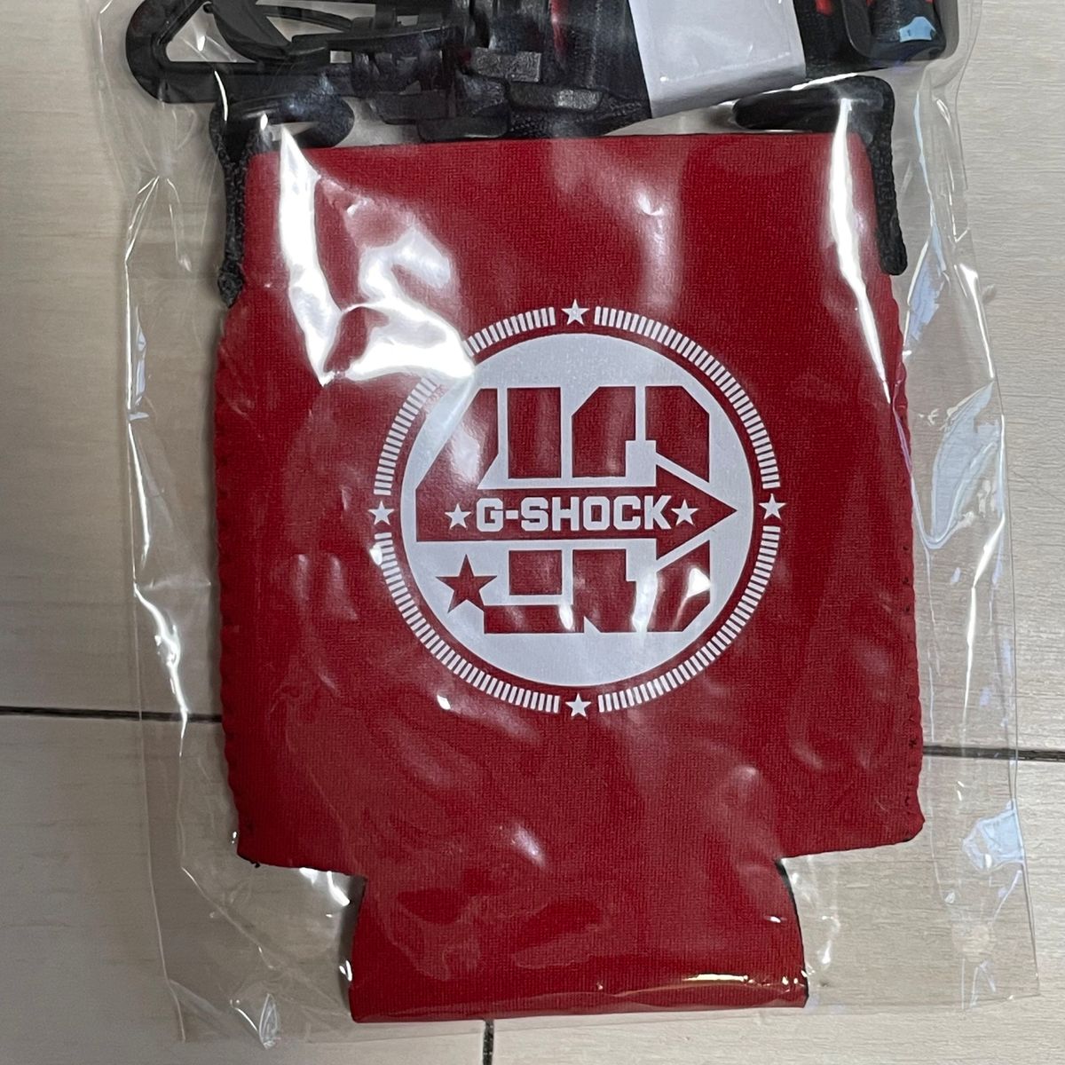 【新品未開封】G-SHOCK 40周年 購入者限定グッズ ペットボトルホルダー カシオ CASIO G-SHOCK 赤