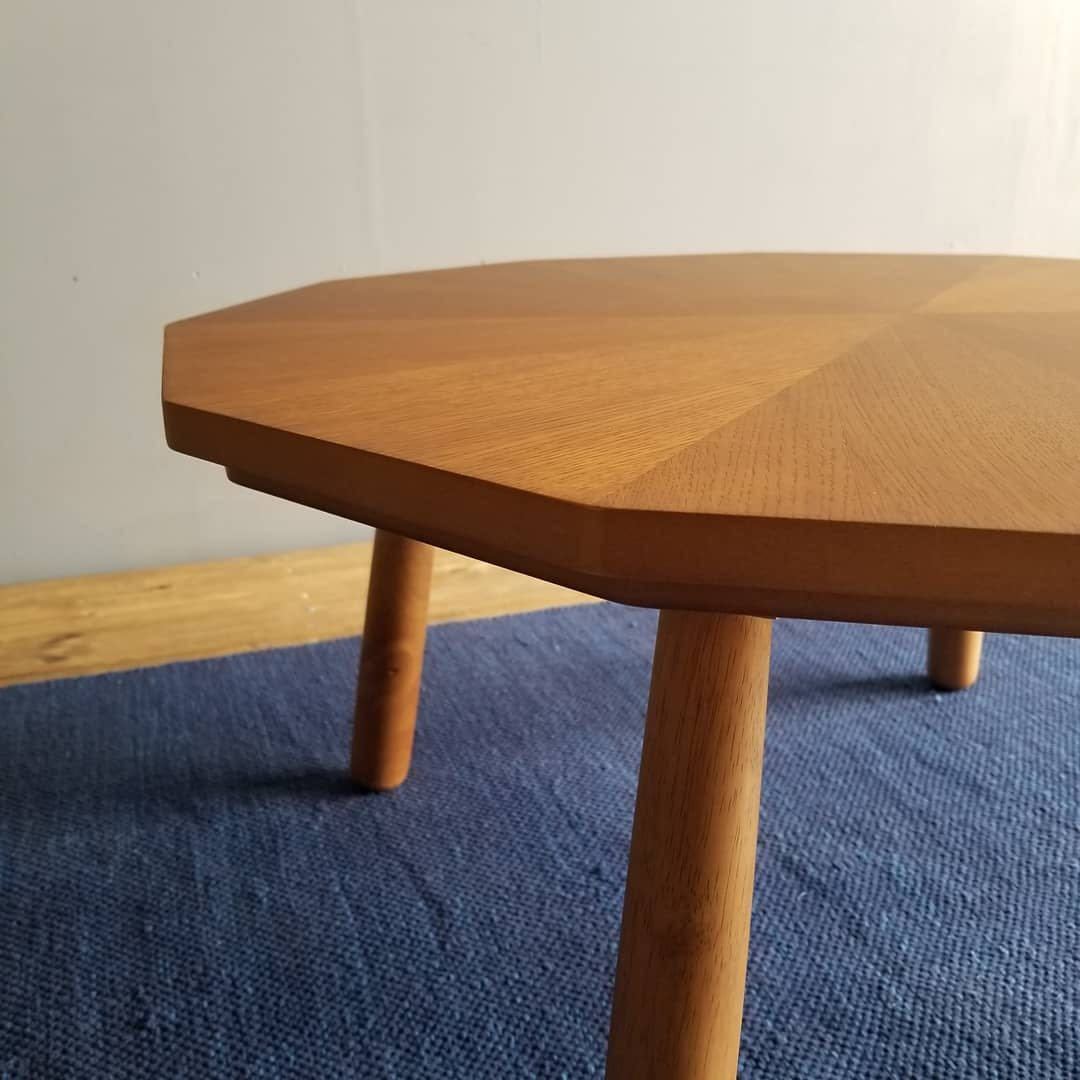 逆輸入 Modern JP Polygon 座卓 木製 和室 無垢材 リビングテーブル 