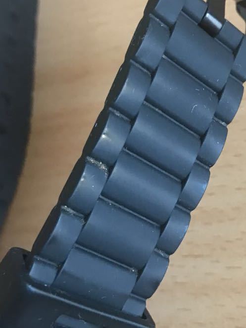 941-0192 NIXON ニクソン メンズ腕時計　ラバーベルト　クオーツ　黒　ブラック　THE RUBBER PLAYER 電池切れ 動作未確認_画像8