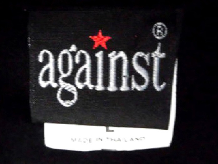 METALLICA メタリカ Tシャツ against アゲインスト バンドT Their Money Tips Her Scales Again 厚手 コットン BLK L 使用僅 美品の画像6