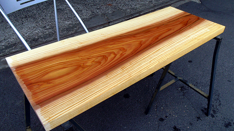 杉スギ(DIY机デスク・テーブル天板) 1000x400x30mm 下仕上済SALE-日本