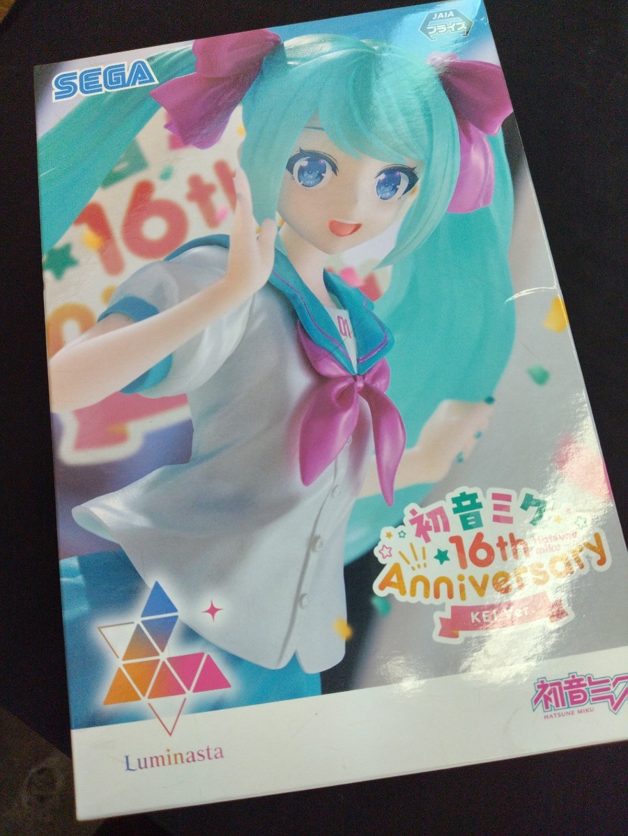 即決有り★ 初音ミクシリーズ Luminasta 初音ミク 16th Anniversary KEI Ver. フィギュア　送料510〜_画像1