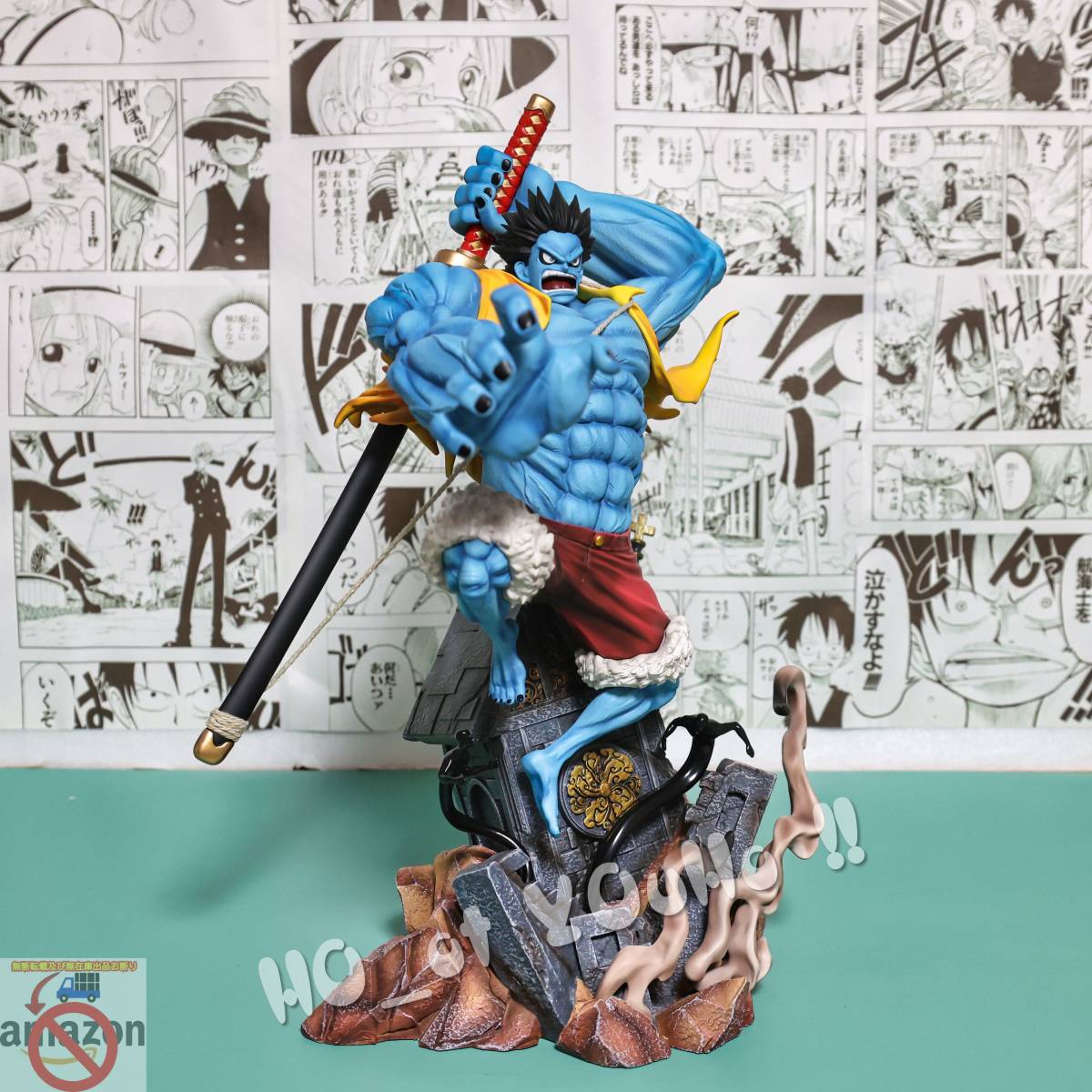 ONEPIECE ワンピース フィギュア モンキー・D・ルフィ ナイトメア・ルフィ 特典付き 1/8 スケール BT スタジオ GK完成品 POP P.O.P_画像5