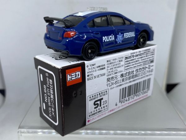 トミカ イオン 限定 No.68 スバル WRX STi Type S メキシコ警察仕様 SUBARU パトカー AEON_画像2