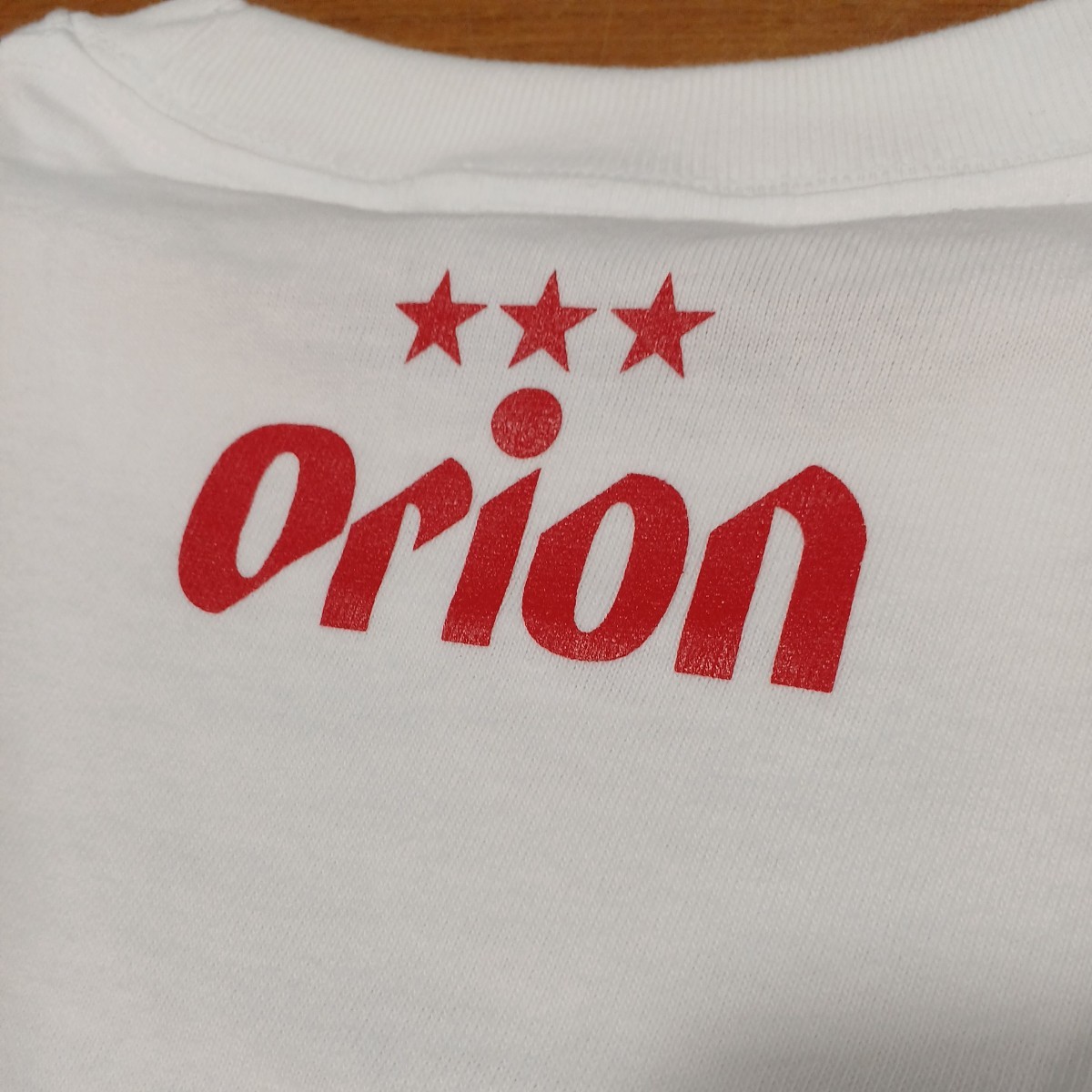 Orion BEER オリオン ビール Tシャツ Mサイズ 半袖Tシャツ オリオンドラフト 中国製 ほぼ未使用品 保管品_画像3