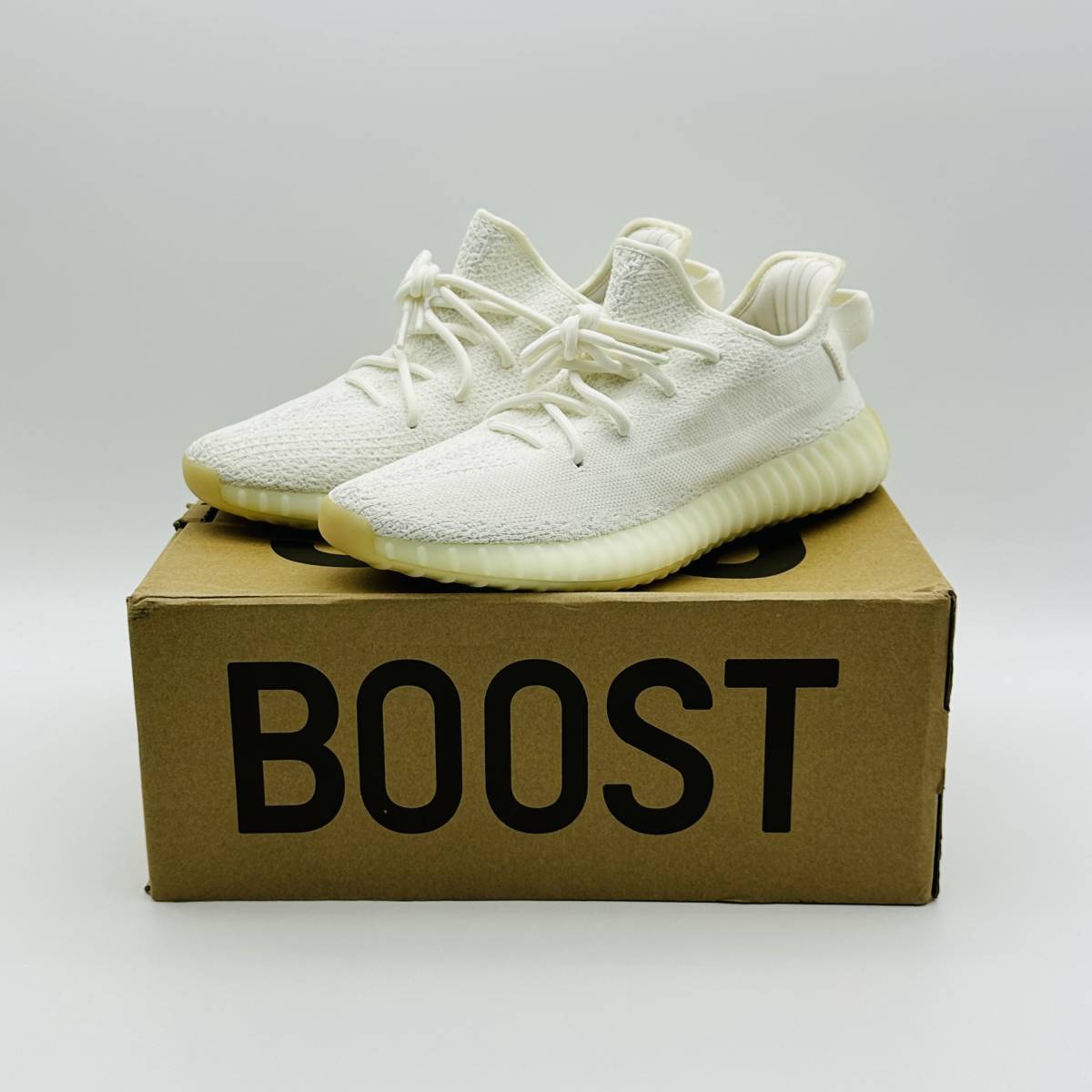 新品未使用】 adidas Yeezy Boost 350 V2 Cream White アディダス