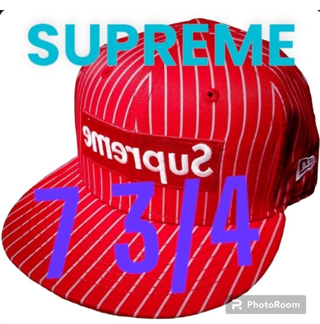 2022福袋】 【激レア□新品同様】Supreme COMME 3/4 7 キャップ