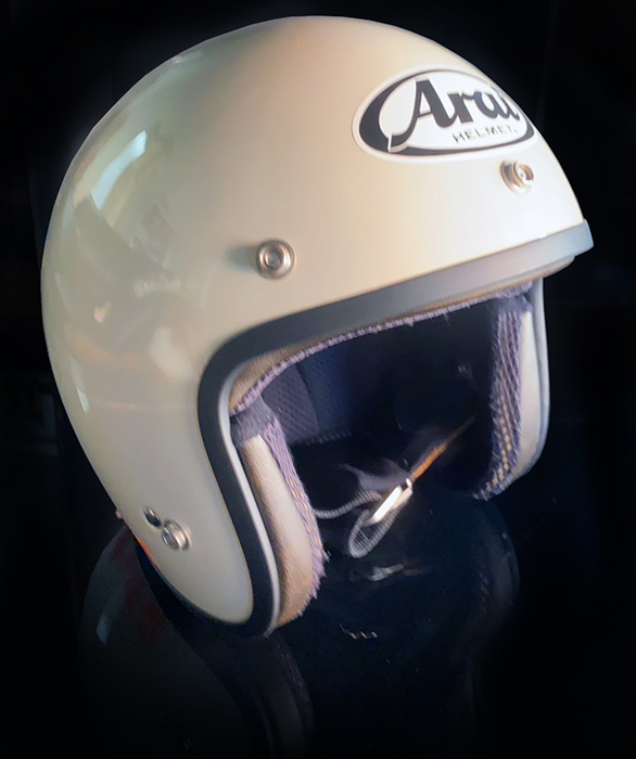  beautiful goods M corresponding ARAI helmet ARAI classic Vintage SW SCOTT goggle white bacteria elimination cleaning settled bike automobile car race old car Vintage 