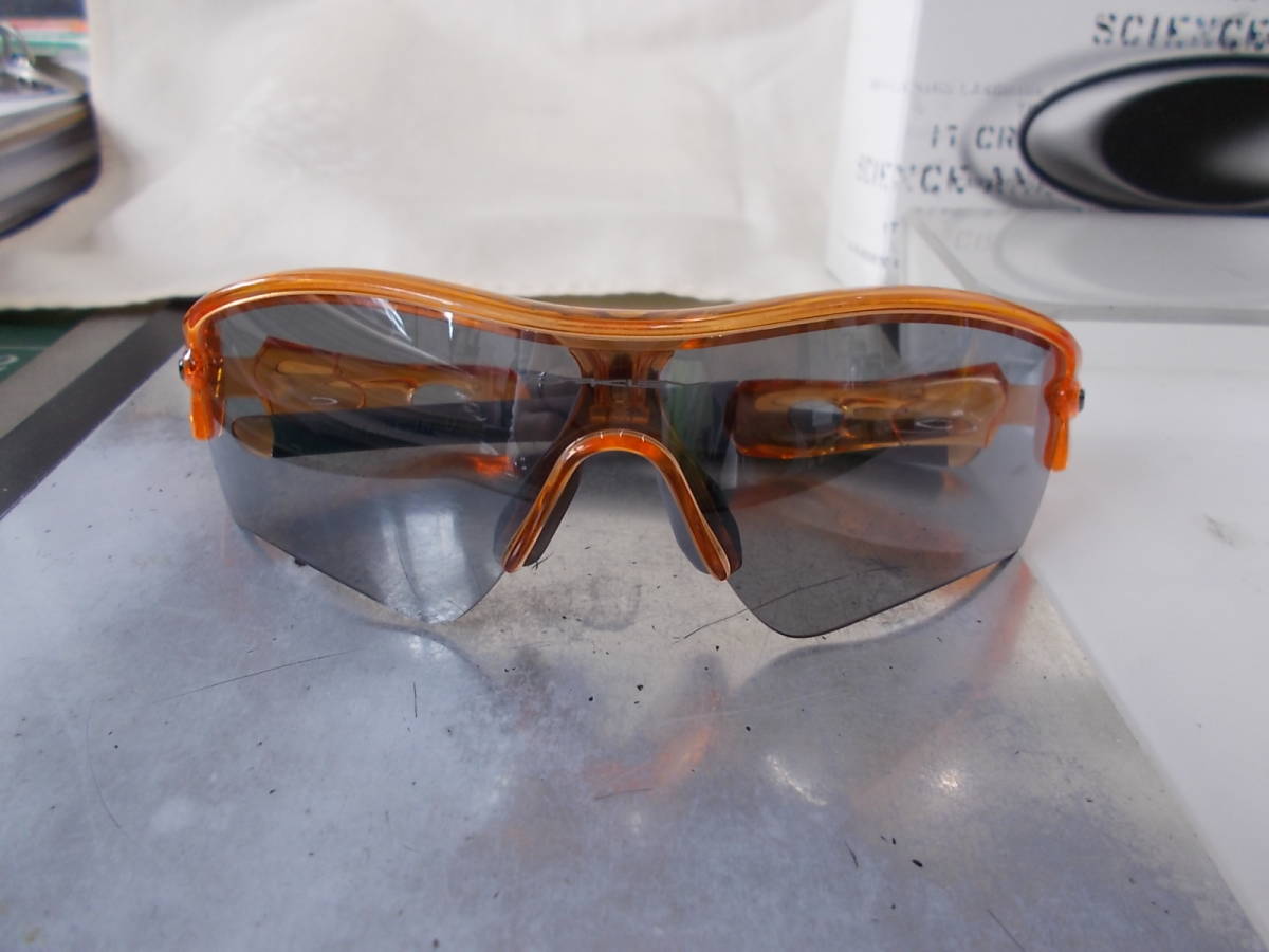 OAKLEY オークリー Radar Path カスタム 09-756J サングラス 中古　Crystal Orange×Slate Iridium